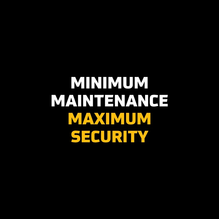 Minimum Maintenance, Maximum Security