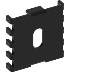 Black spider clamp for welded wire panels