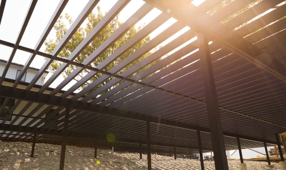 Steel deck framing built for long-term outdoor performance