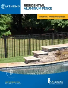 Athens™ Residential Fencing Sales Sheet