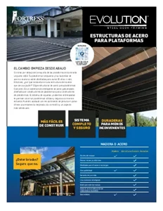 Evolution Steel Framing Sales Sheet (French)