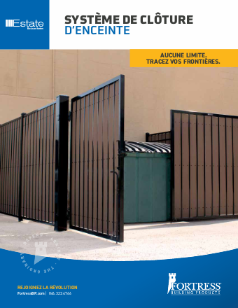 Estate Enclosure Systems Sales Sheet (French)