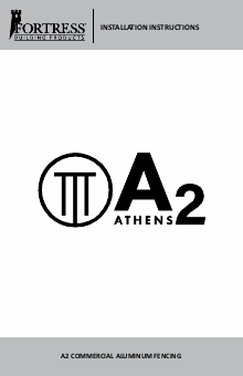 A2 Commercial Installation Instructions