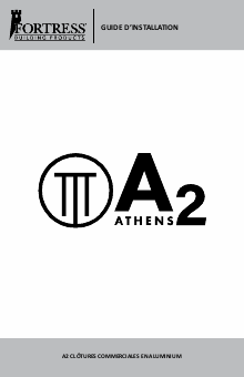 A2 Commercial Installation Instructions (French)