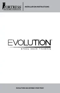 Evolution Stair Framing Adjustable Stair Tray Installation Guide