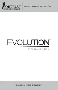 Evolution Steel Pergola Installation Instructions (Spanish)