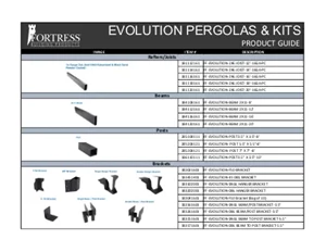 Pergola Product Guide