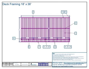 Calcul de structure Evolution 18 x 36