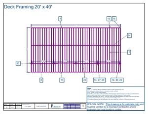 Calcul de structure Evolution 20 x 40