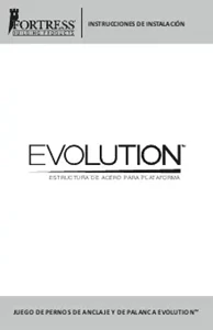 Evolution Framing Through Bolt & Toggle Bolt Installation Guide (Spanish)