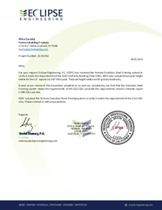 Evolution Code Compliance California 2023